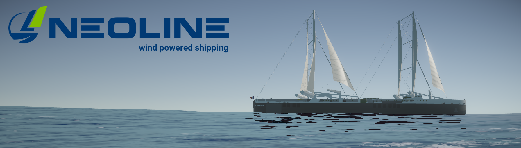NEOLINE wind powered shipping bannière