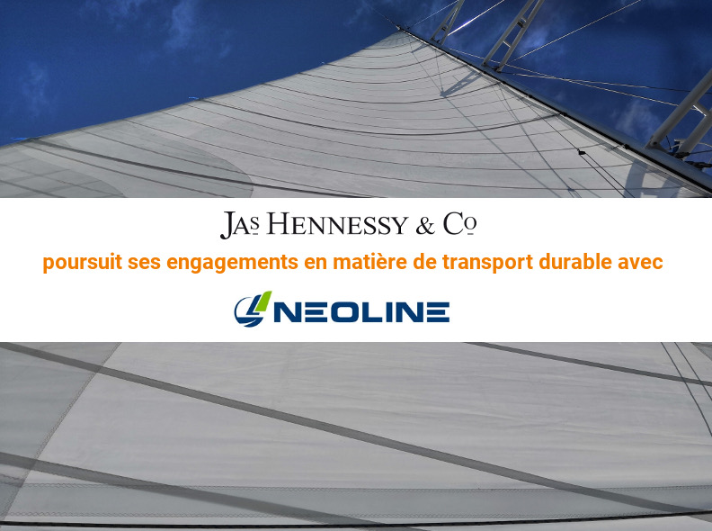 Jas Hennessy & Co s’engage auprès de NEOLINE et poursuit ses engagements en matière de transport durable