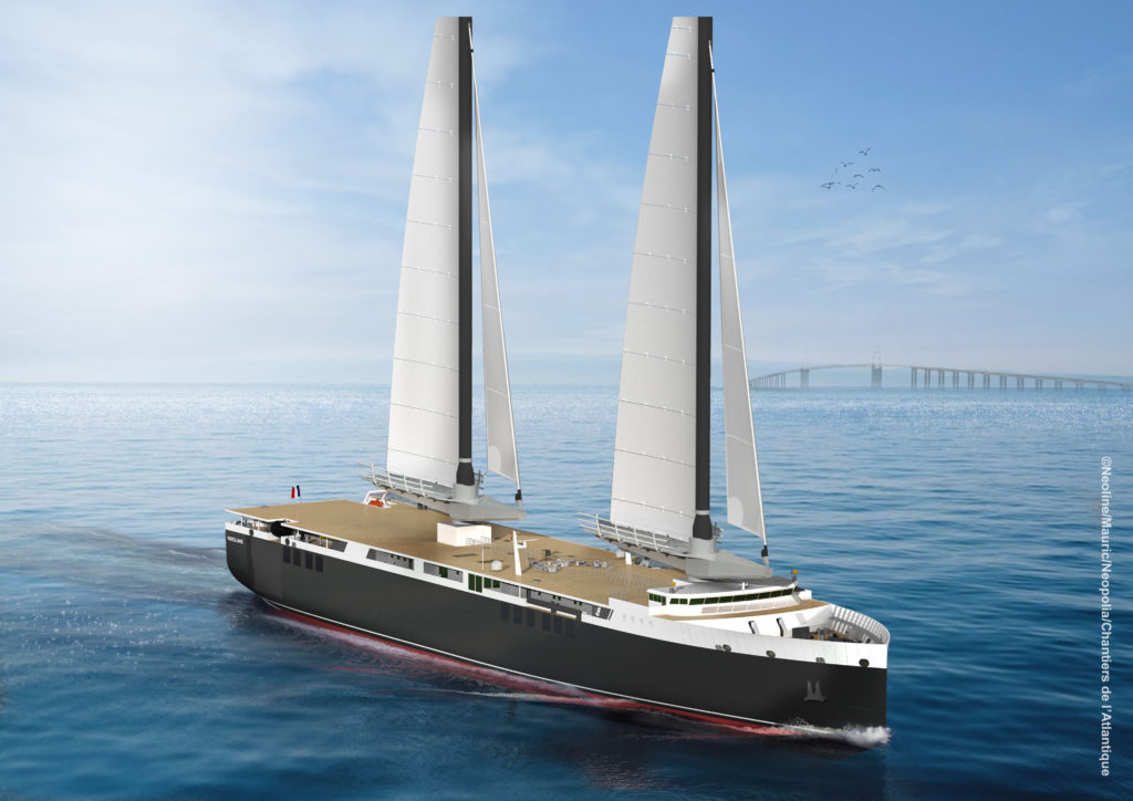 NEOLINE chooses Chantiers de l'Atlantique's Solid Sail solution for the main propulsion of its first sailing cargo ship