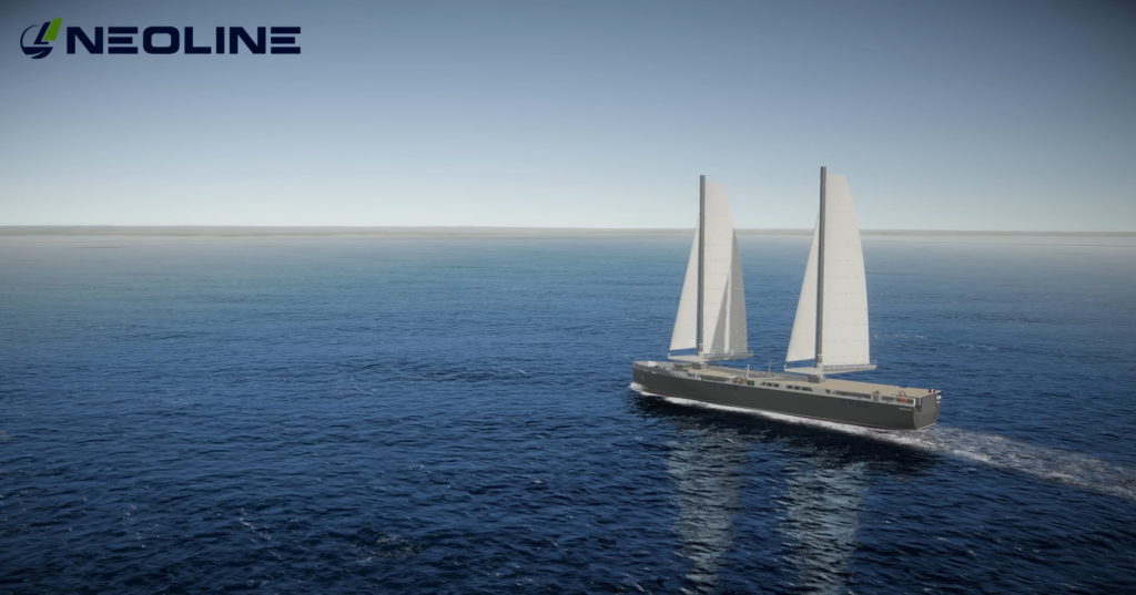 NEOLINE opte pour la solution Solid Sail de Chantiers de l'Atlantique pour la propulsion principale de son premier cargo à voiles