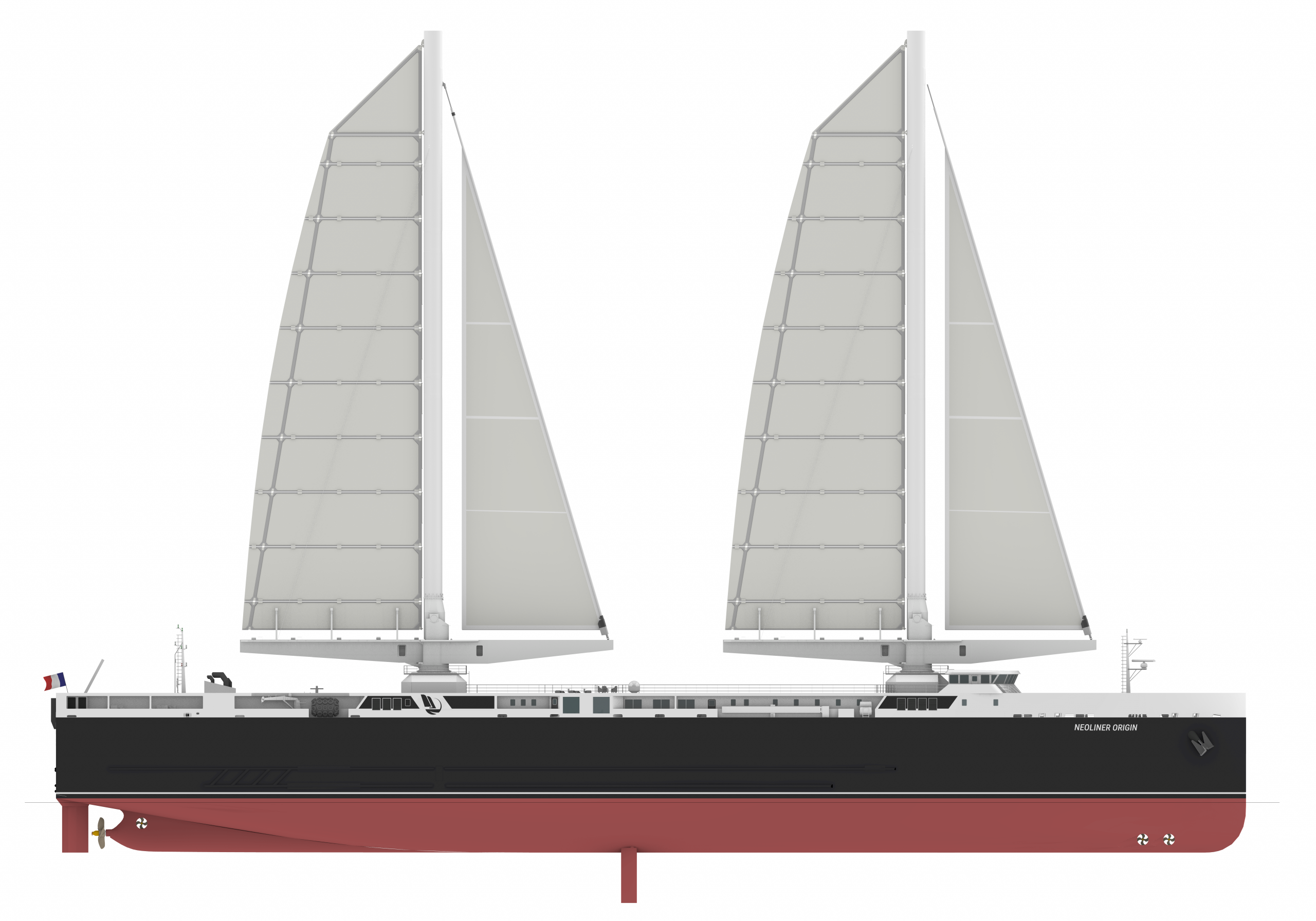n136 starboard elevation